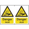 DANGER ACID - PVC (300 X 200MM)  thumbnail-0