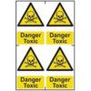 DANGER TOXIC - PVC (200 X 300MM)  thumbnail-0