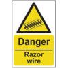 DANGER RAZOR WIRE - SAV (400X600MM) thumbnail-0