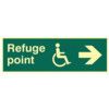 REFUGE POINT ARROW RIGHT -PHS(450 X 150MM) thumbnail-0