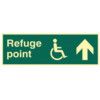 REFUGE POINT ARROW UP - PHO (450X150MM) thumbnail-0