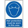 HAIR PROTECTION MUST BE WORN -PVC(200 X 300MM) thumbnail-0