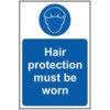 HAIR PROTECTION MUST BE WORN -RPVC (200 X 300MM) thumbnail-0