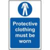 PROTECTIVE CLOTHING MUST BE WORN-RPVC (400 X 600MM) thumbnail-0