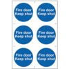 FIRE DOOR KEEP SHUT - PVC (200X300MM) thumbnail-0