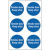 SMOKE DOOR KEEP SHUT - PVC (200X300MM) thumbnail-0