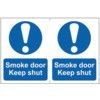 SMOKE DOOR KEEP SHUT - PVC (300X200MM) thumbnail-0