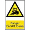 DANGER FORKLIFT TRUCKS - PVC (200X 300MM) thumbnail-0