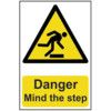 DANGER MIND THE STEP - PVC (200X300MM) thumbnail-0