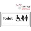 TOILET (DISABLED / GENTS /LADIES)- TAKTYLE (300 X 150MM) thumbnail-0