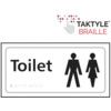 TOILET (LADIES/GENTS SYMBOL)-TAKTYLE (300 X 150MM) thumbnail-0