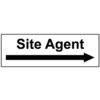 SITE AGENT ARROW RIGHT - RPVC(300X 100MM) thumbnail-0