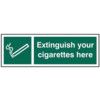 EXTINGUISH YOUR CIGARETTES HERE -RPVC (300 X 100MM) thumbnail-0