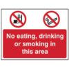 NO EATING, NO DRINKING, NOSMOKING- RPVC (600 X 450MM) thumbnail-0