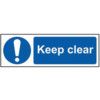 KEEP CLEAR - RPVC (300 X 100MM) thumbnail-0