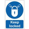 KEEP LOCKED - PVC (200 X 300MM) thumbnail-0