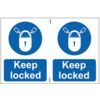 KEEP LOCKED - PVC (300 X 200MM)  thumbnail-0