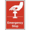 EMERGENCY STOP - PVC (200 X300MM) thumbnail-0