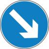 DIRECTIONAL ARROW RIGHT - QSIGN(600MM) thumbnail-0