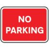 600 X 450MM DIBOND 'NOPARKING'ROAD SIGN (WITH CHANNEL) thumbnail-0