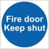 FIRE DOOR KEEP SHUT (MULTIPACKOF20) - SAV (100 X 100MM) thumbnail-0