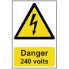 DANGER 240 VOLTS - PVC (200X300MM) thumbnail-0