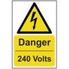 DANGER 240 VOLTS - RPVC (200X300MM) thumbnail-0