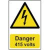 DANGER 415 VOLTS - PVC (200X300MM) thumbnail-0