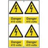 DANGER 415 VOLTS - PVC (200X300MM) thumbnail-0