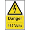 DANGER 415 VOLTS - RPVC (200X300MM) thumbnail-0