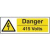 DANGER 415 VOLTS - SAV (300X100MM) thumbnail-0