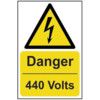 DANGER 440 VOLTS - RPVC (200X300MM) thumbnail-0