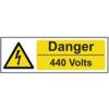 DANGER 440 VOLTS - SAV (300X100MM) thumbnail-0