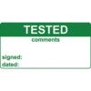 TESTED & COMMENTS - LABELS (50X25MM ROLL OF 500) thumbnail-0