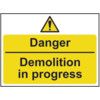 DANGER DEMOLITION IN PROGRESS -RPVC (600 X 450MM) thumbnail-0