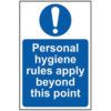 PERSONAL HYGIENE RULES APPLY BEYOND THIS POINT - SAV (200 X 300MM) thumbnail-0