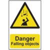 DANGER FALLING OBJECTS - PVC (200X 300MM) thumbnail-0