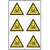 DANGER OF DEATH SYMBOLS - PVC(200X 300MM) thumbnail-0