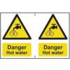 DANGER HOT WATER - PVC (300X200MM) thumbnail-0