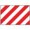 RED & WHITE WARNING PANEL -PVC(600 X 400MM) thumbnail-0