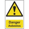 DANGER ASBESTOS - PVC (200X300MM) thumbnail-0