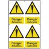 DANGER ASBESTOS - PVC (200X300MM) thumbnail-0