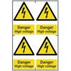 DANGER HIGH VOLTAGE - PVC (200X300MM) thumbnail-0