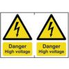 DANGER HIGH VOLTAGE - PVC (300X200MM) thumbnail-0