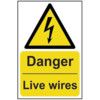 DANGER LIVE WIRES - SAV (400X600MM) thumbnail-0