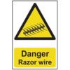 DANGER RAZOR WIRE - PVC (200X300MM) thumbnail-0