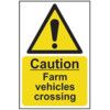 CAUTION FARM VEHICLES CROSSING -RPVC (200 X 300MM) thumbnail-0