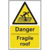 DANGER FRAGILE ROOF - RPVC (200X300MM) thumbnail-0