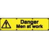 DANGER MEN AT WORK - PVC (200X300MM) thumbnail-0