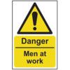 DANGER MEN AT WORK - RPVC (400X600MM) thumbnail-0